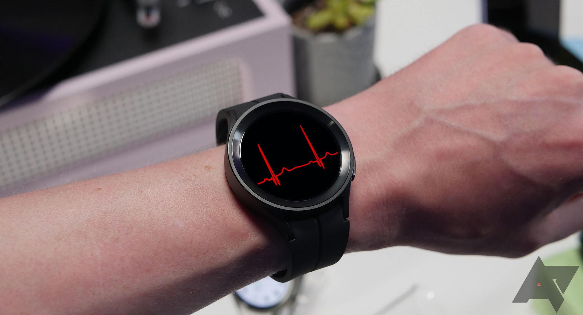 Samsung Galaxy Watch 5 Pro with ECG photo embedded