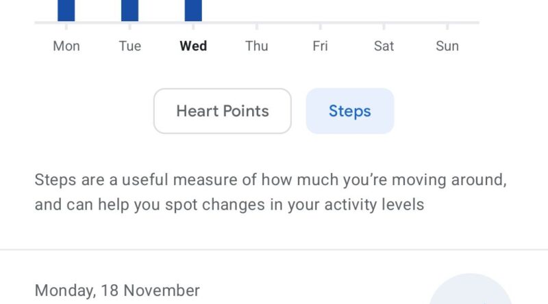 check google fit functionality